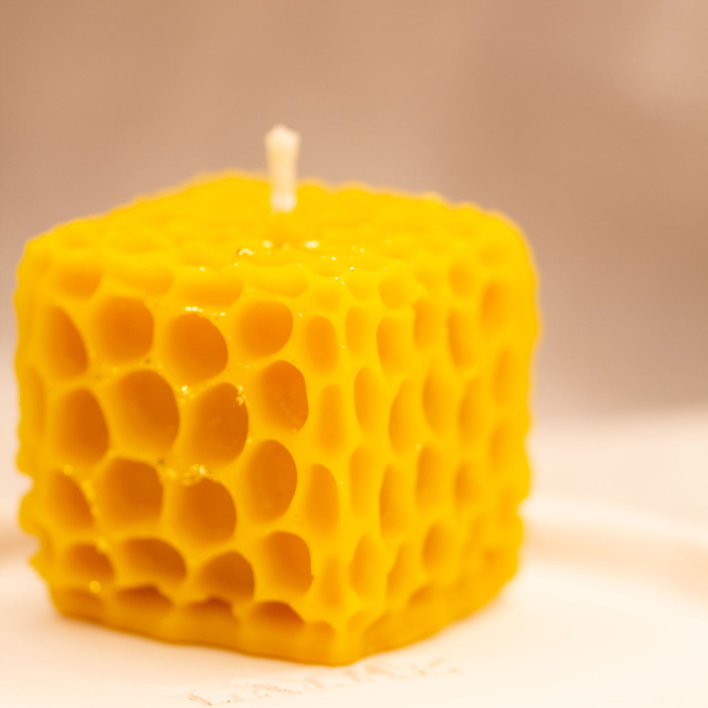 Beeswax candle