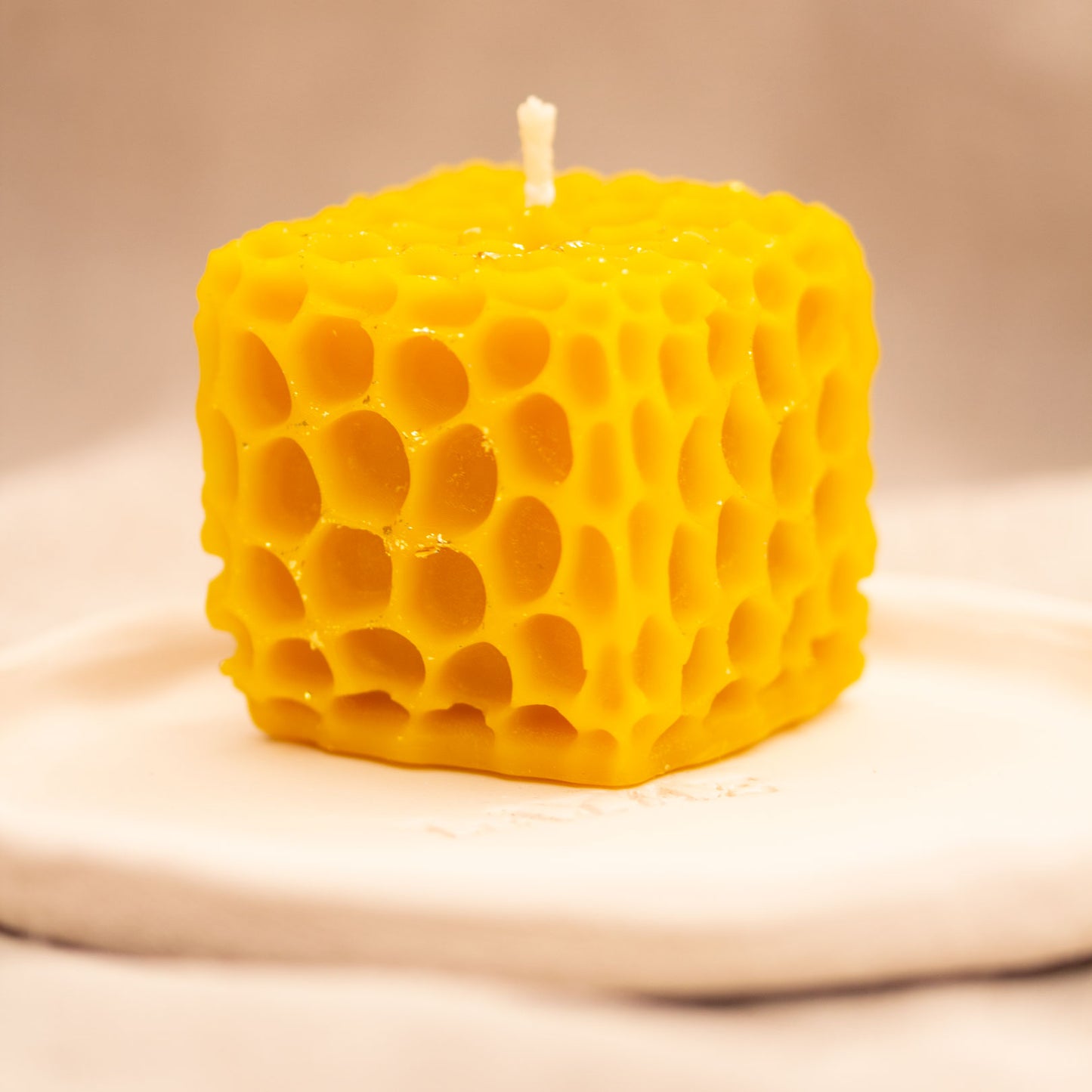 Beeswax candle