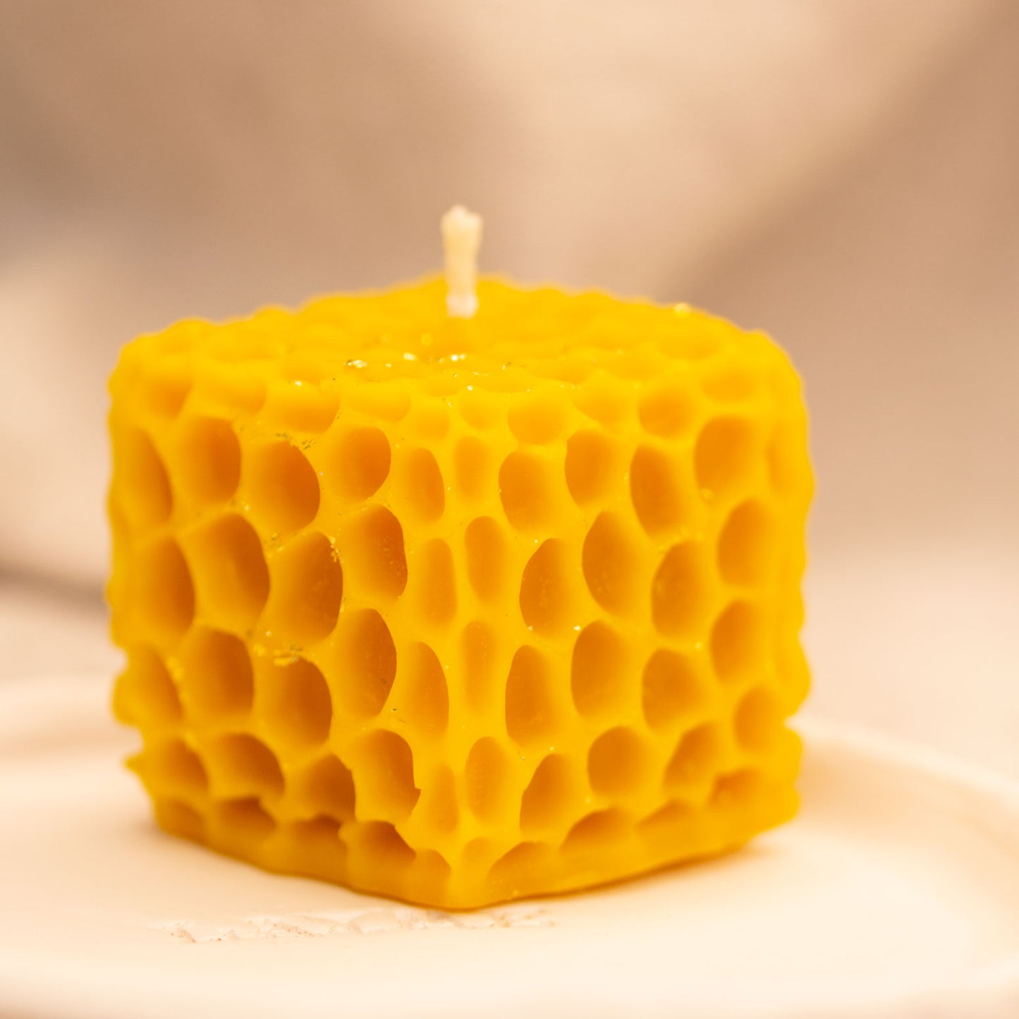 Beeswax candle