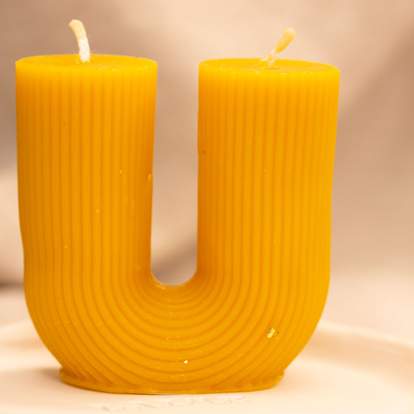 Beeswax candle