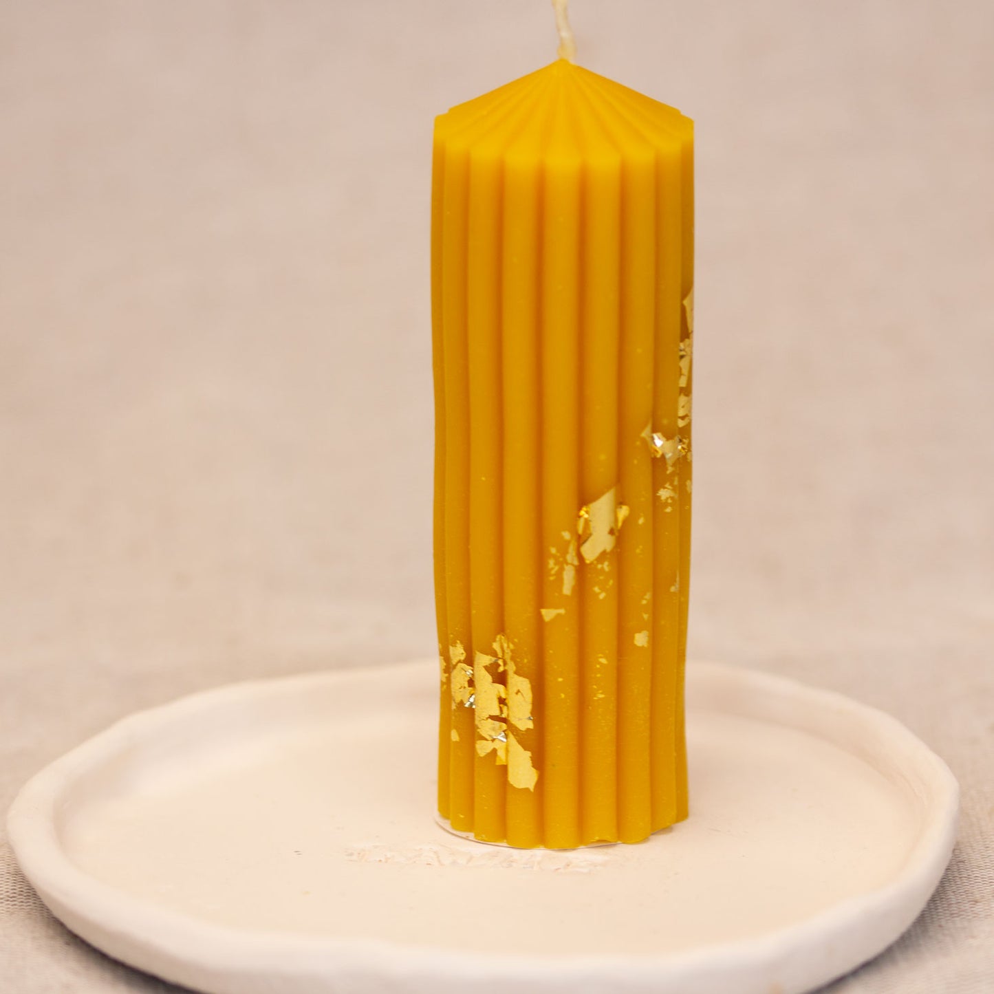 Beeswax candle Scandinavian Style