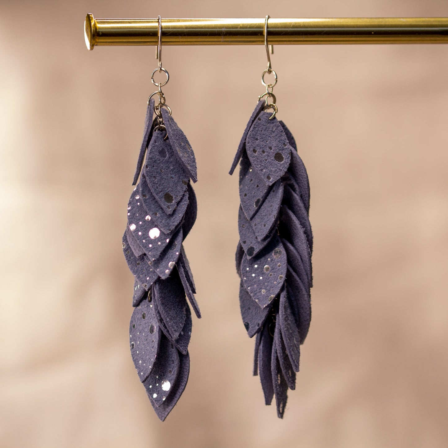 Leather earrings