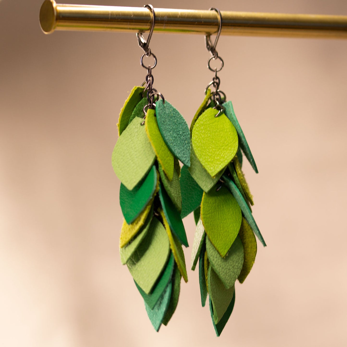 Leather earrings