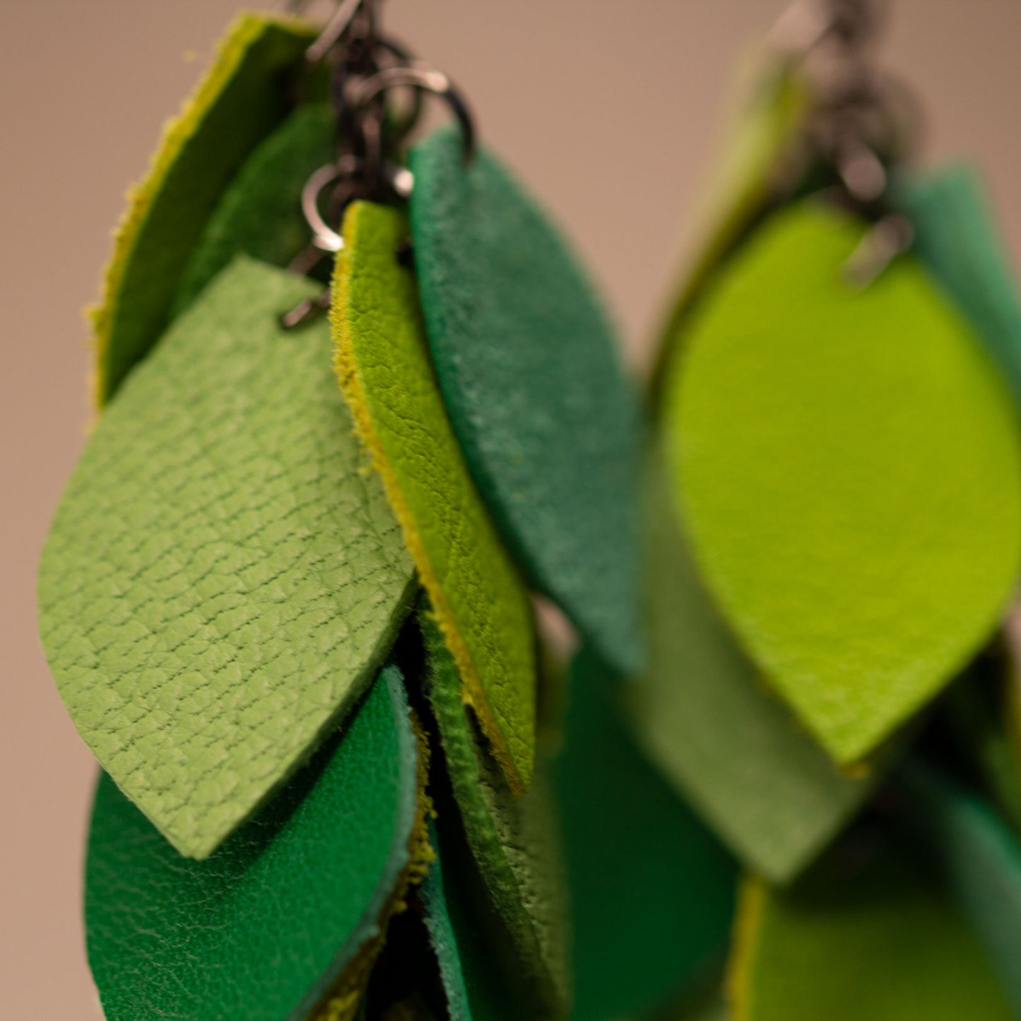 Leather earrings