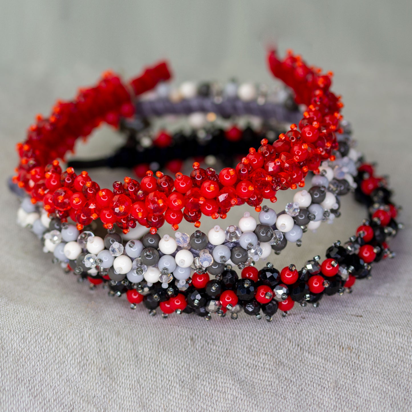 Beaded hair band