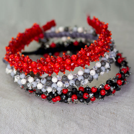 Beaded hair band