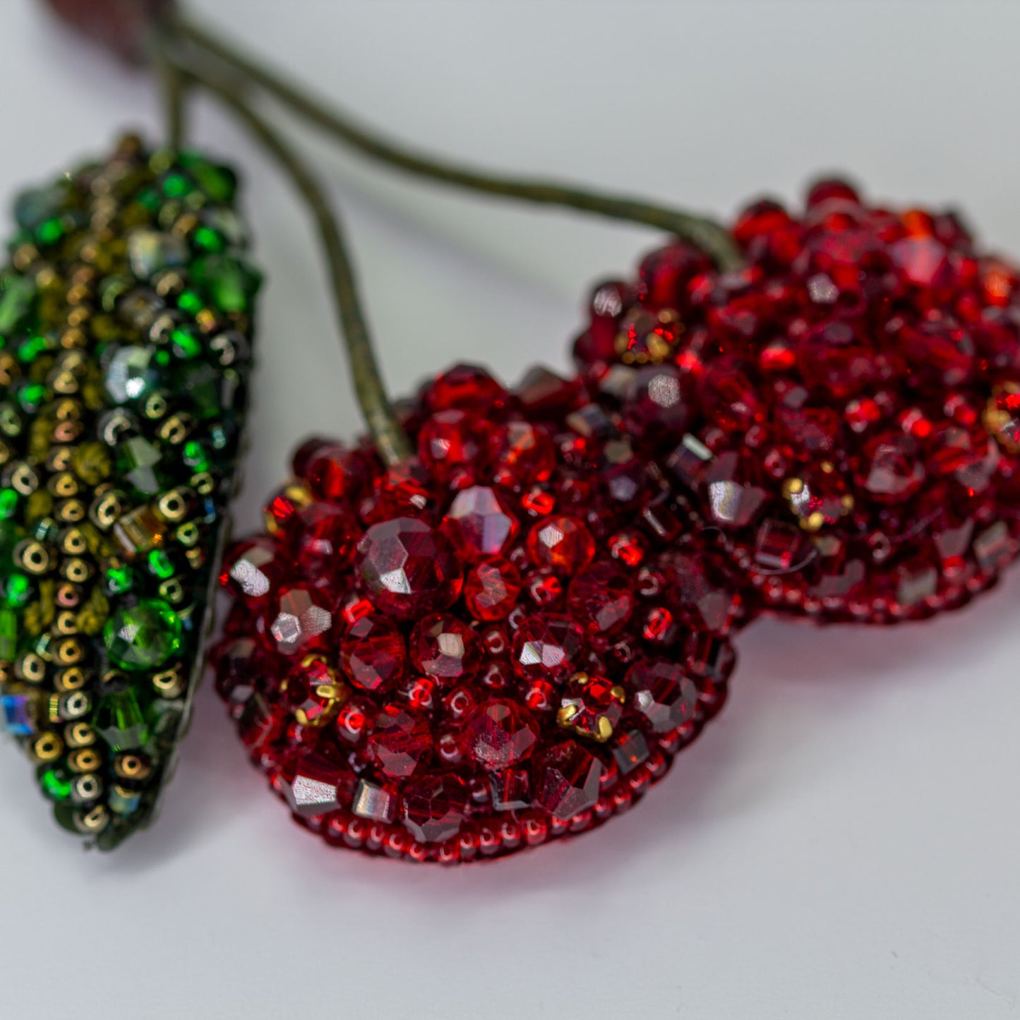 Beaded brooch