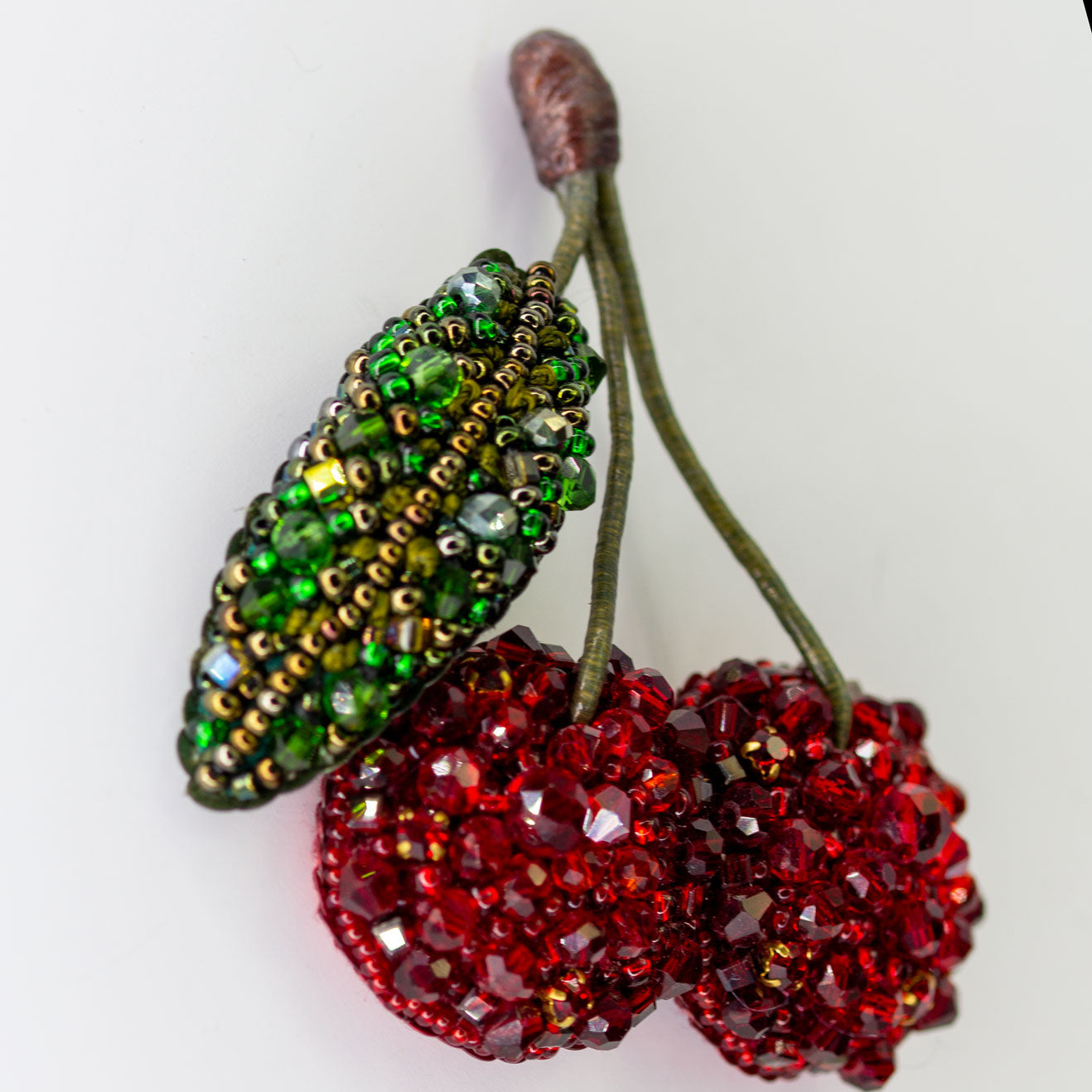 Beaded brooch