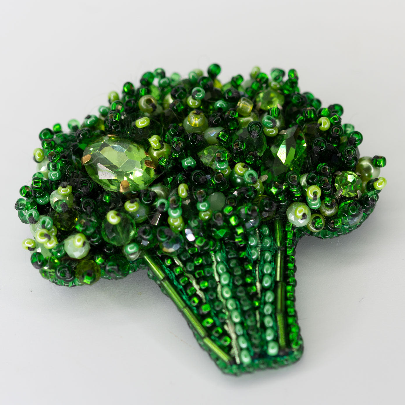 Beaded brooch