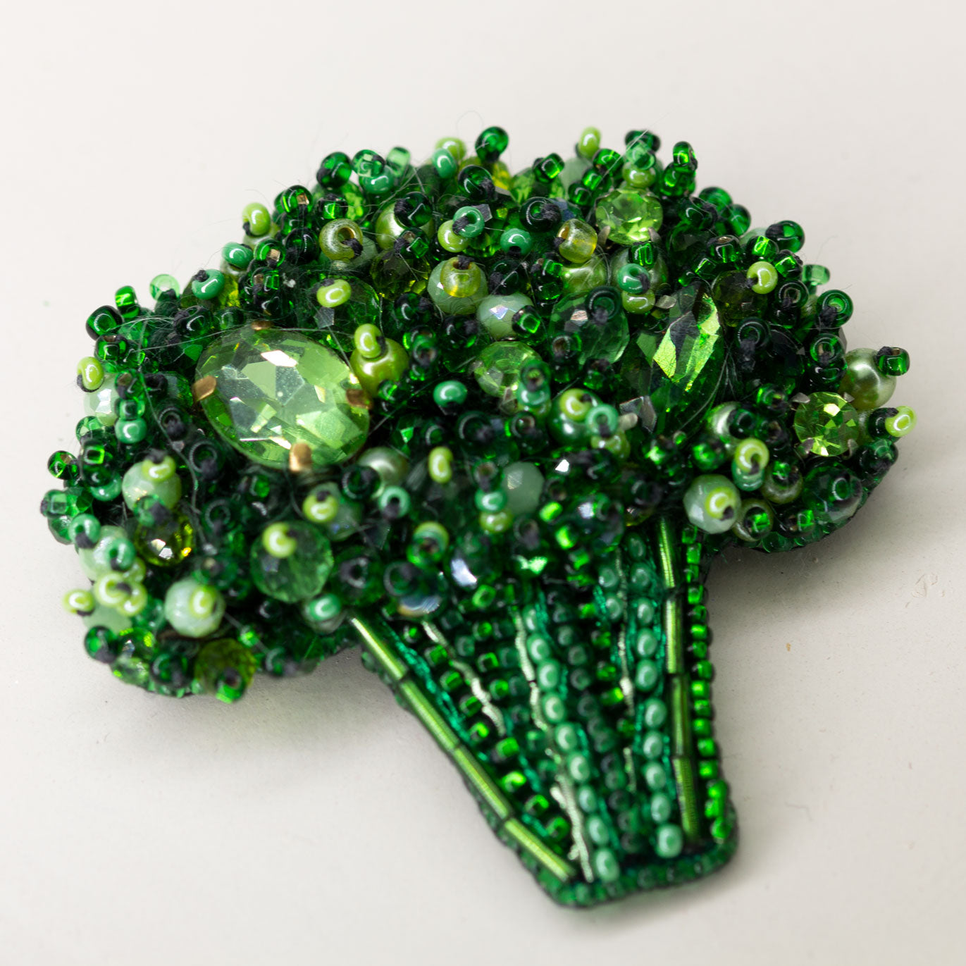 Beaded brooch