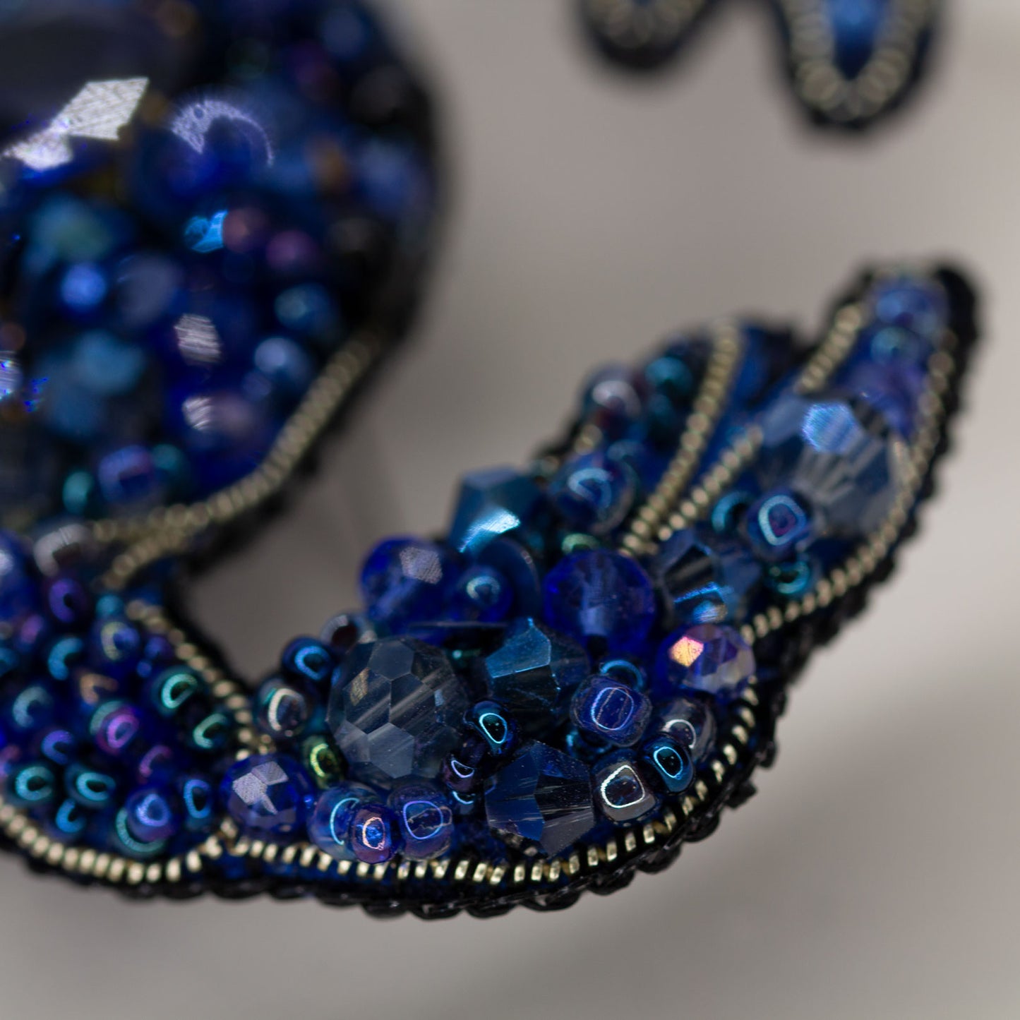 Beaded brooch