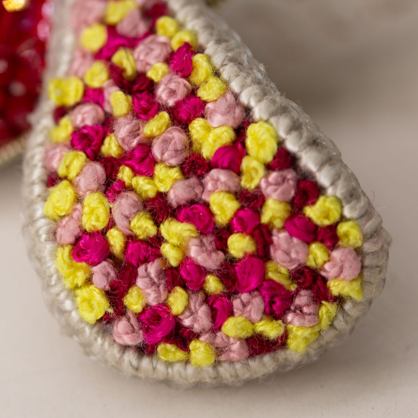 Beaded brooch