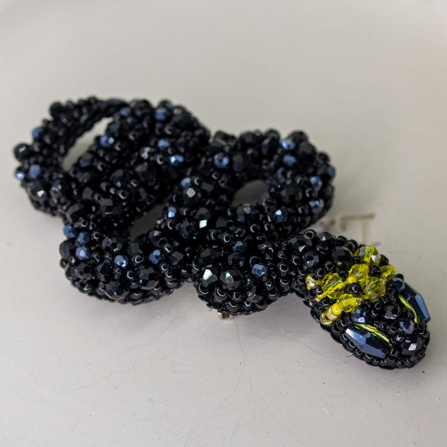 Beaded brooch