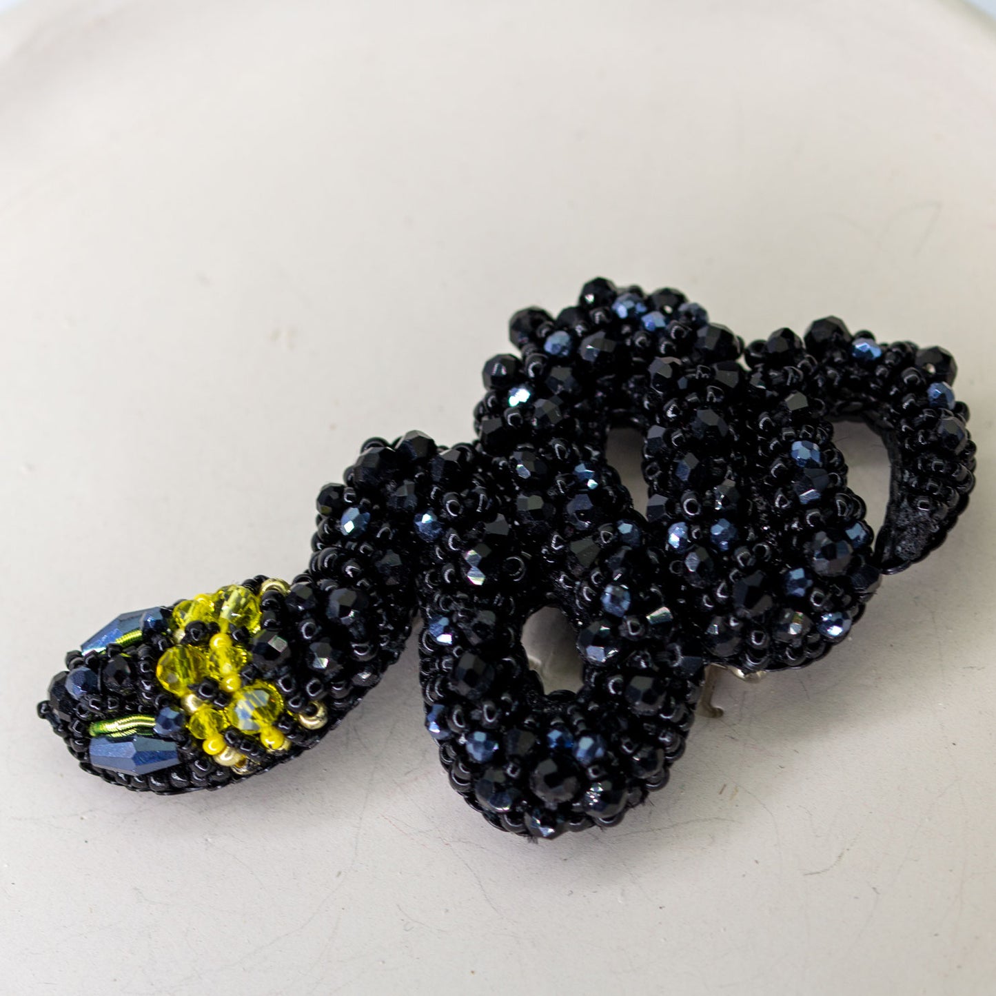 Beaded brooch