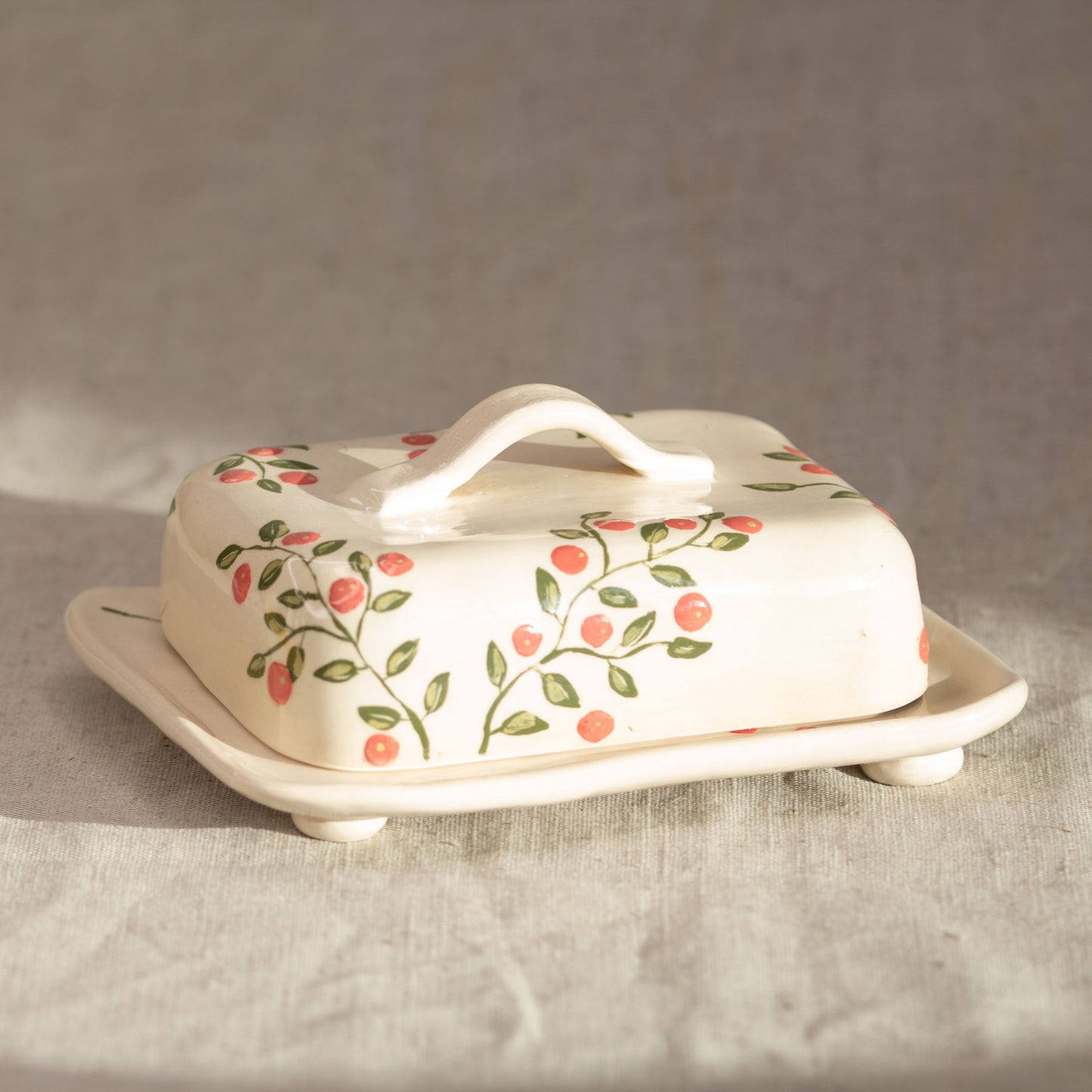 Ceramic butter dish