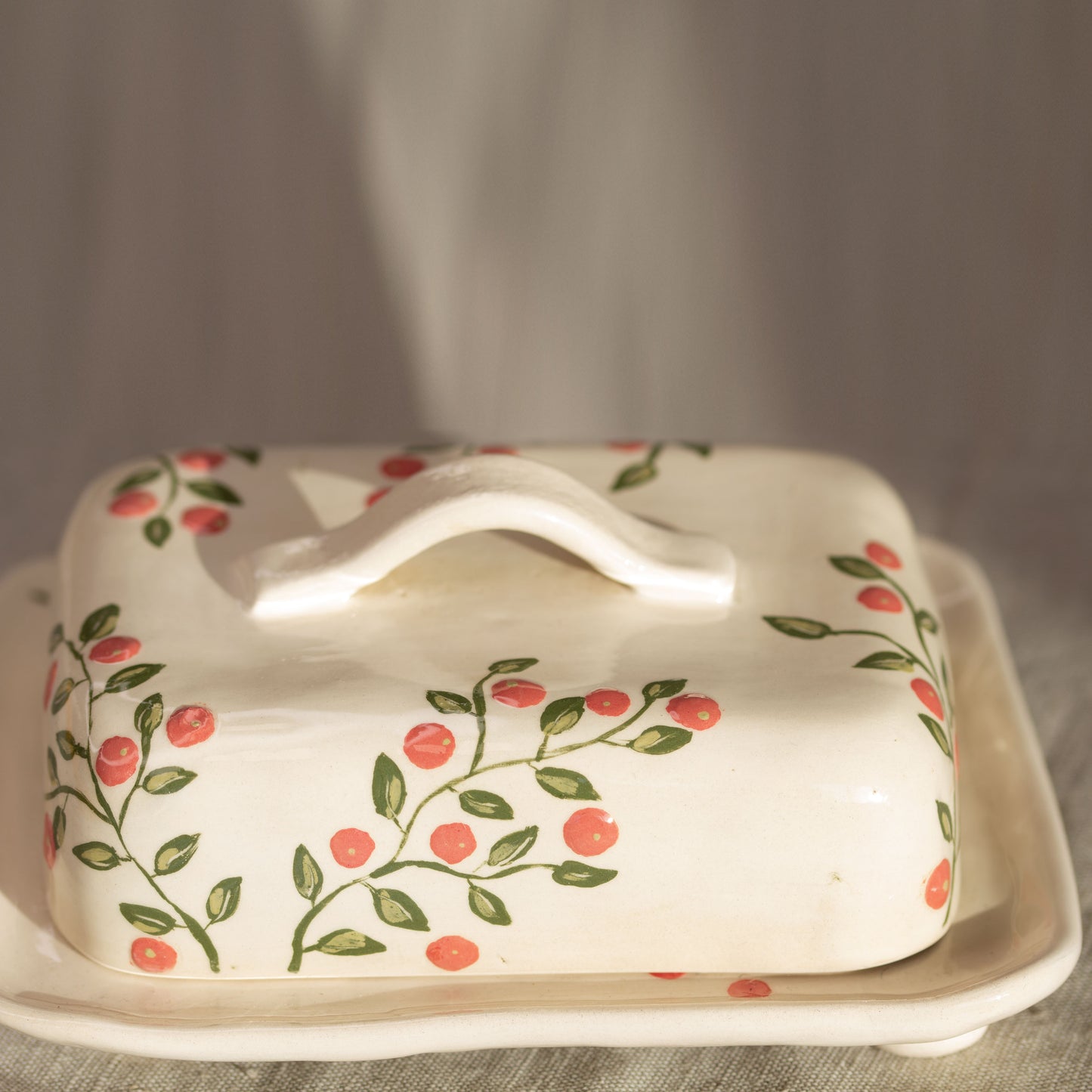 Ceramic butter dish