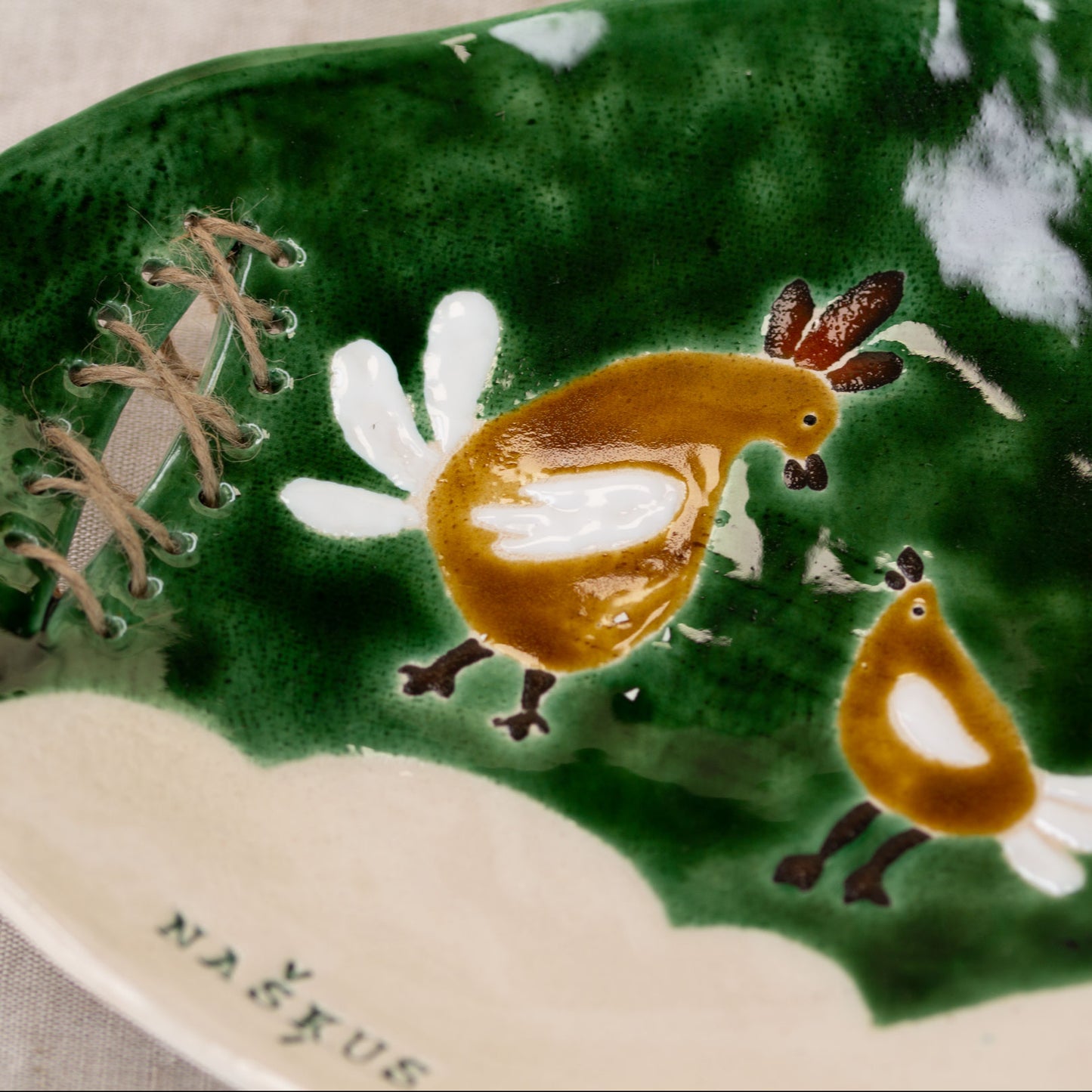 Ceramic plate