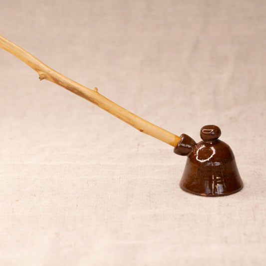 Ceramic candle snuffer