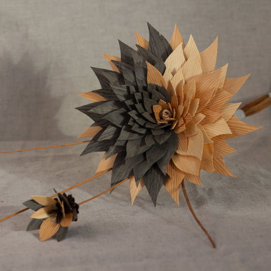 Wooden flowers