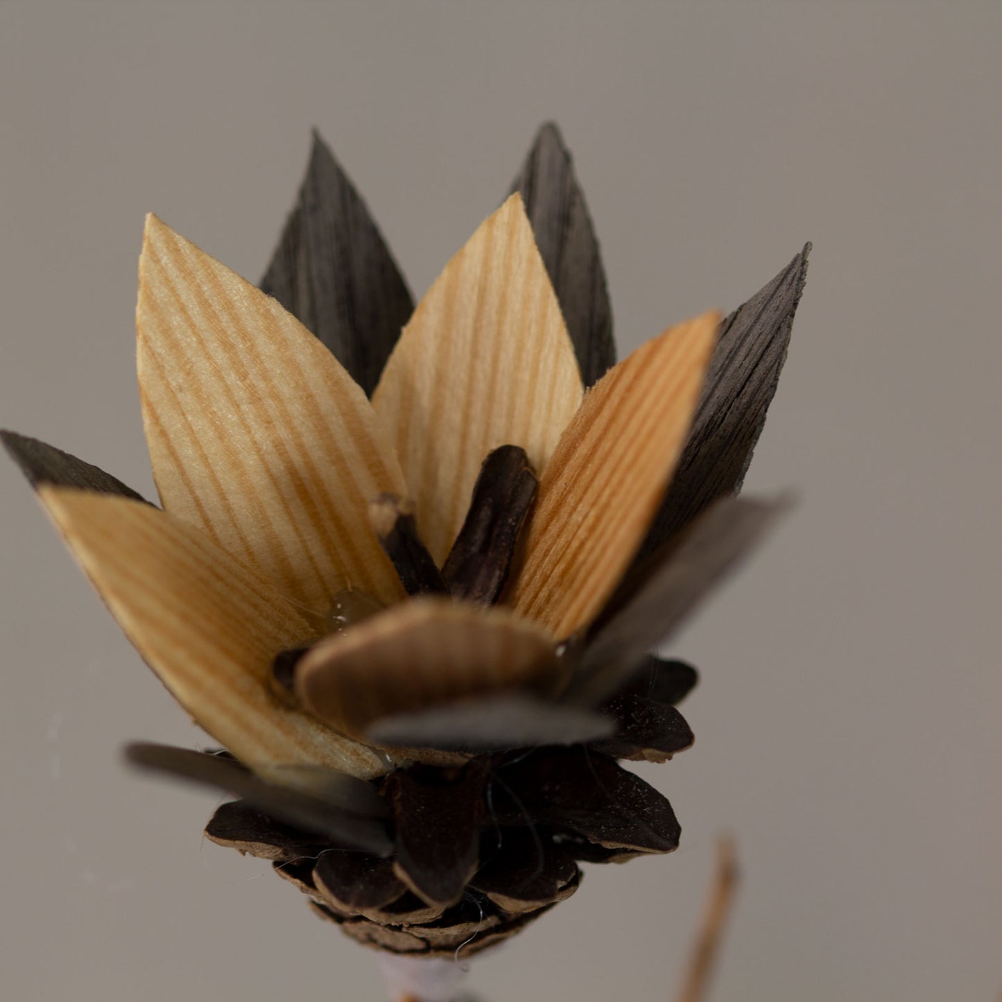 Wooden flowers