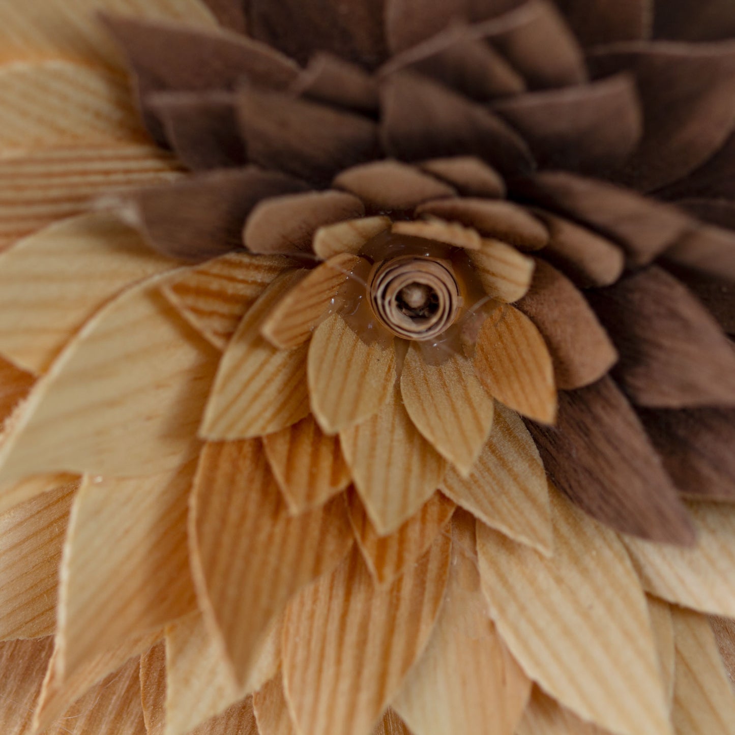 Wooden flowers