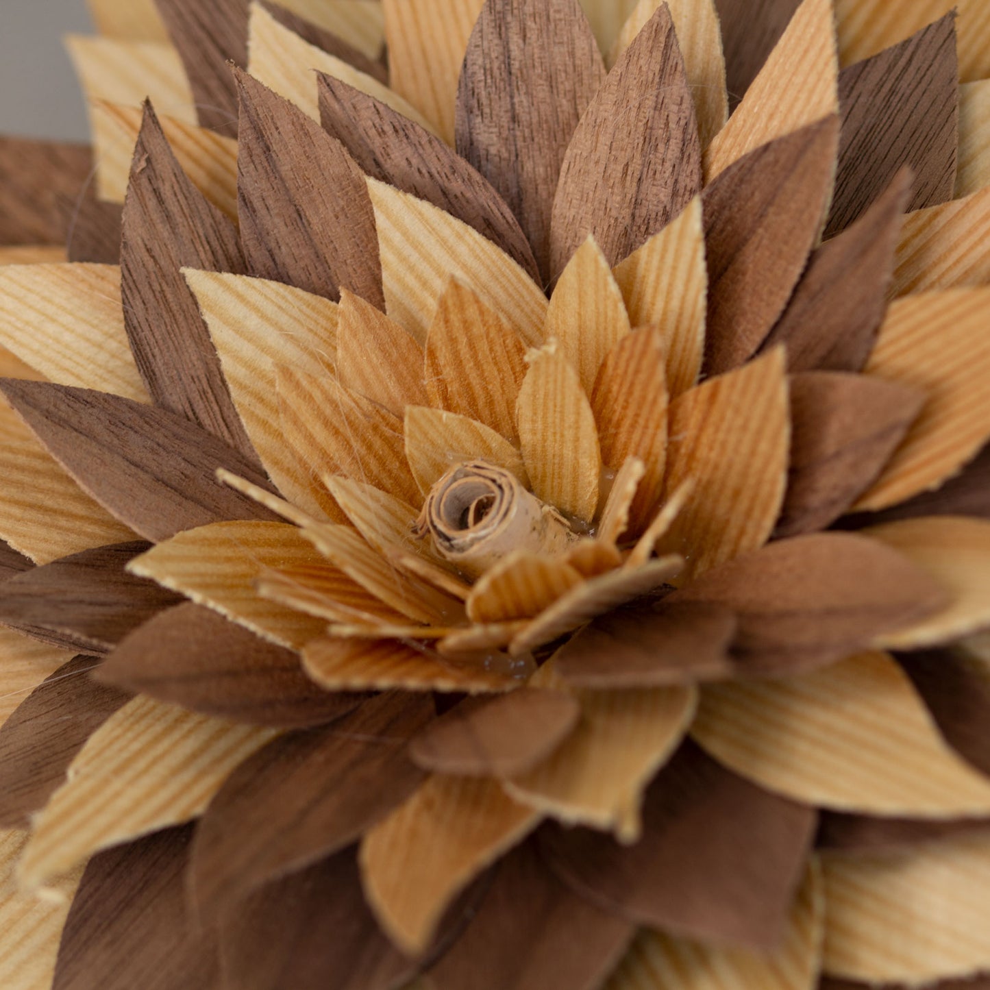 Wooden flowers