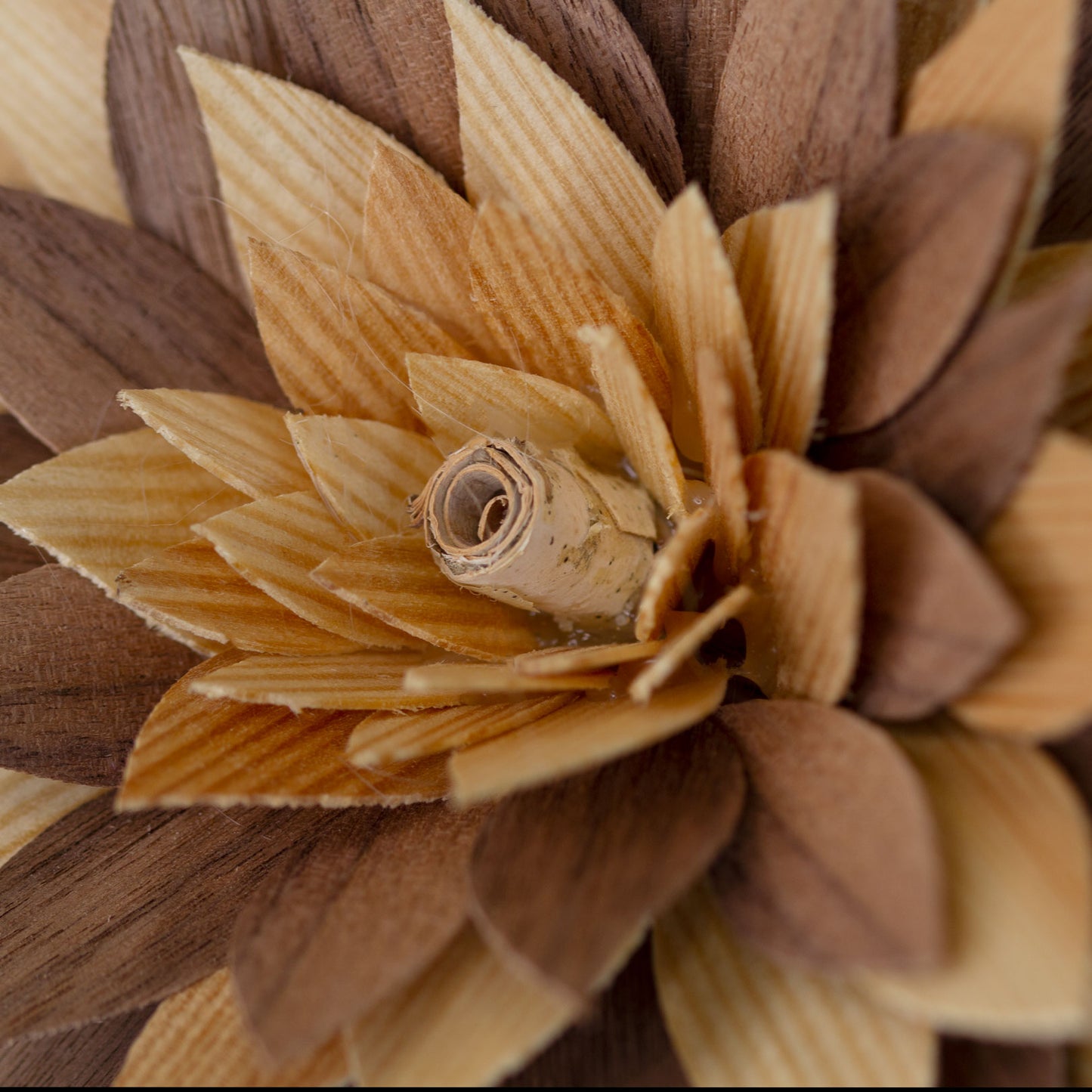 Wooden flowers