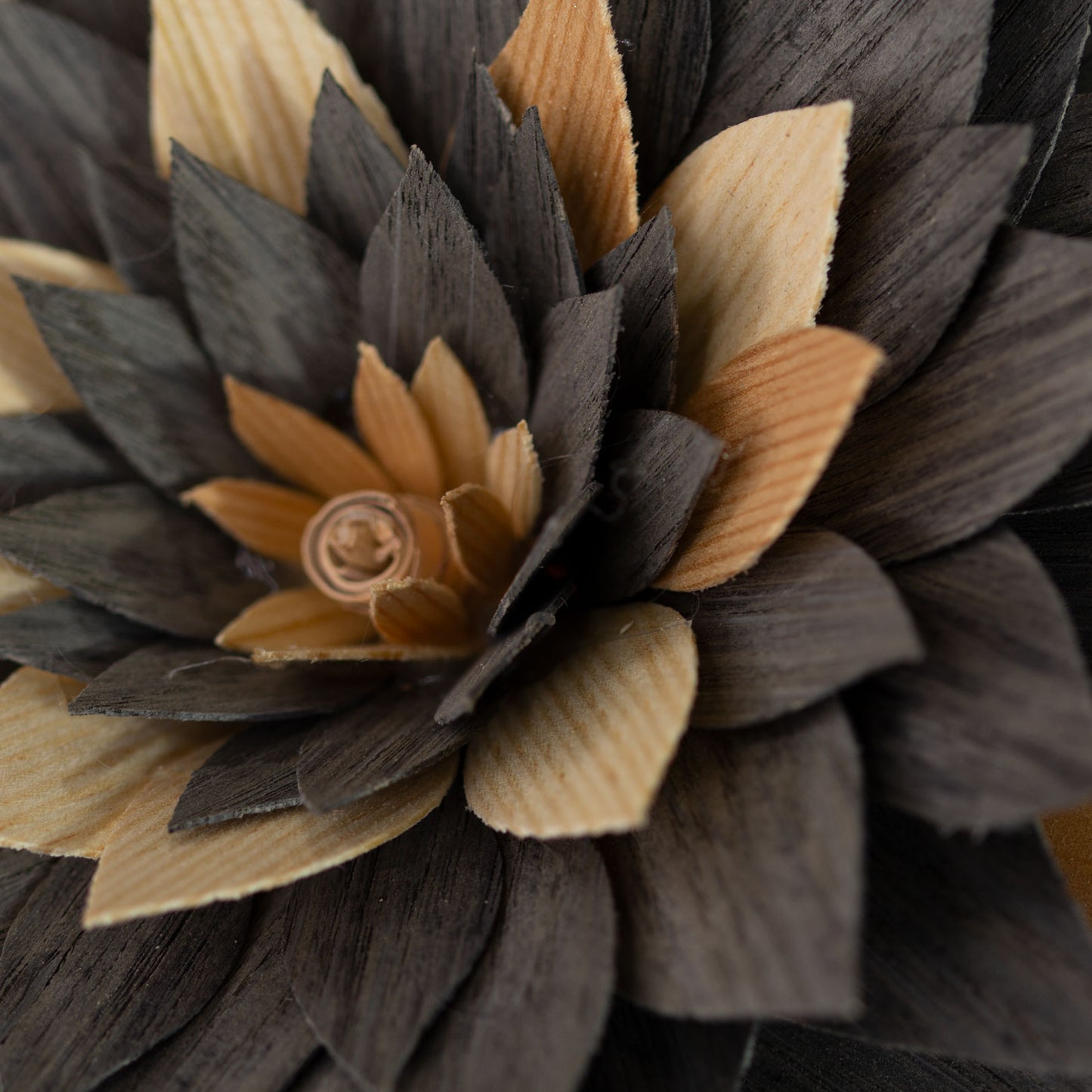 Wooden flowers