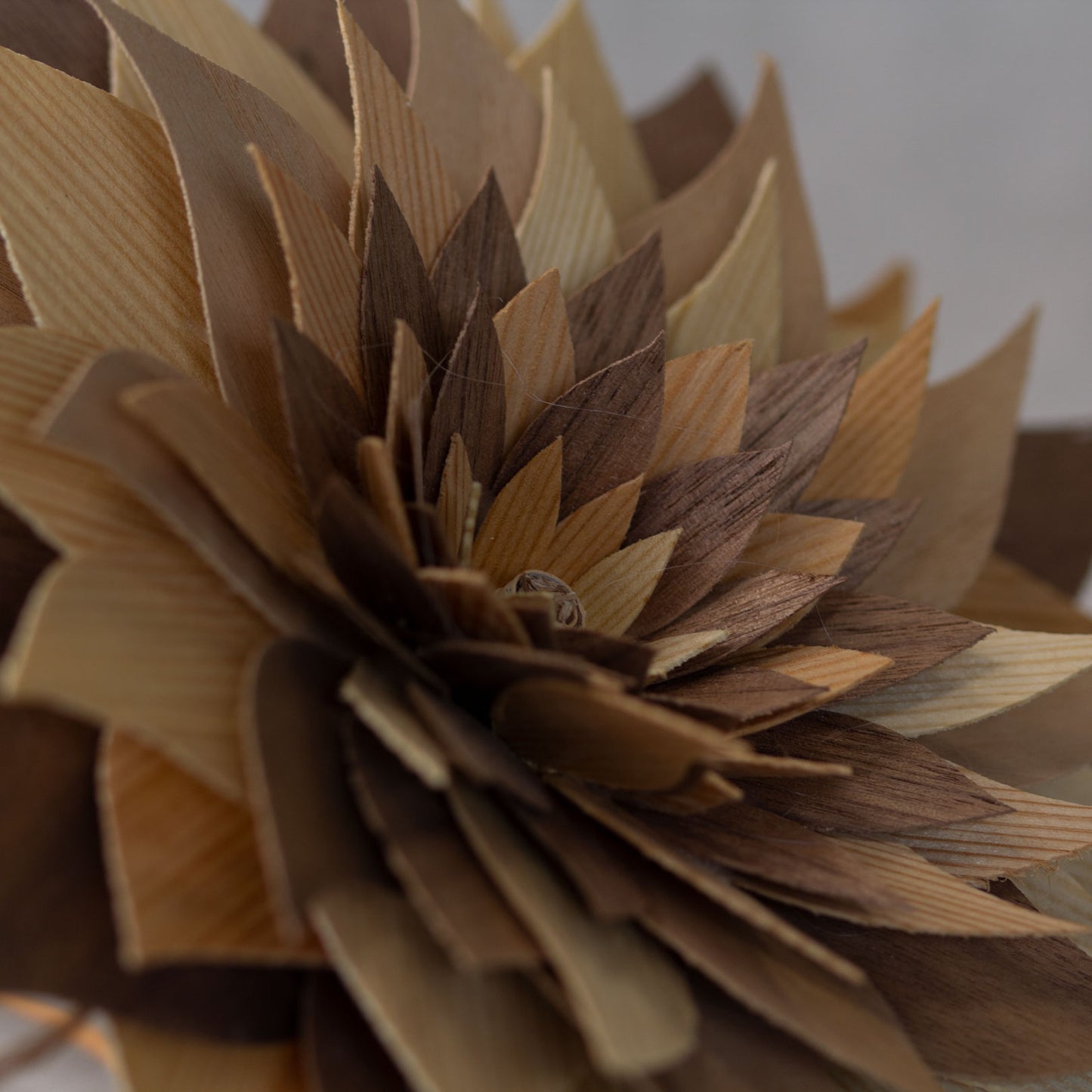 Wooden flowers